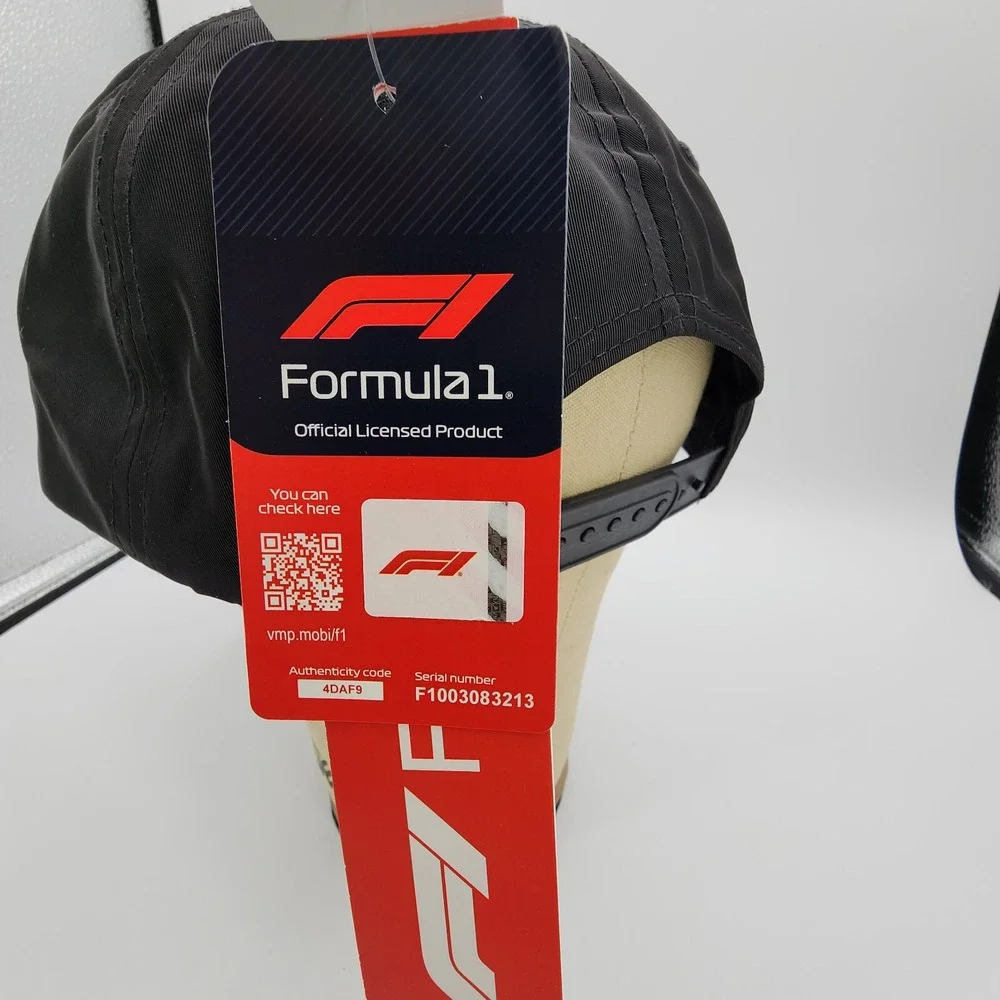 Yohji Yamamoto Formula One F1 Wildside Hat Snapback Black Grand Prix NEW‎ w/ Tag